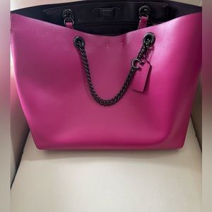 Coach Cerise Central Tote